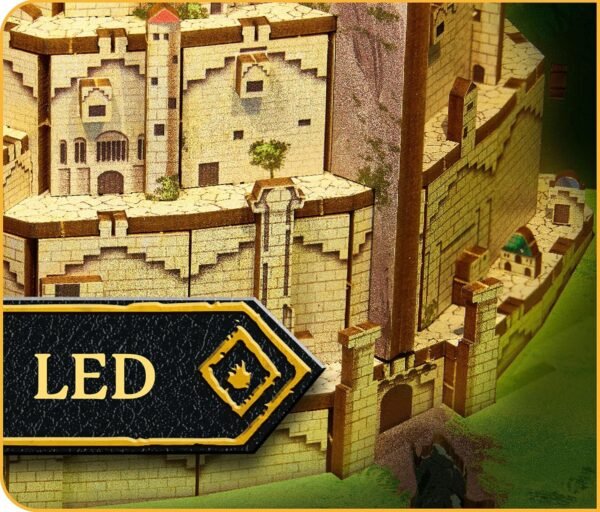 Kit "Book Nook" Le seigneur des anneaux : Minas Tirith avec éclairage Led Intégré – Image 5