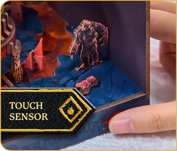 Kit "Book Nook" Le seigneur des anneaux : Barad-Dûr avec éclairage Led Intégré – Image 4