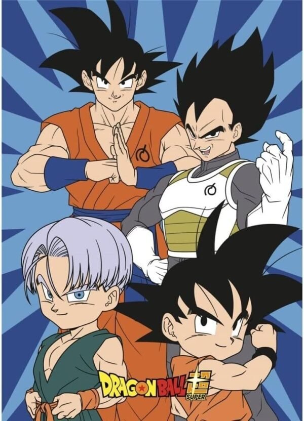 Plaid Polaire Dragon Ball Z : Trunks [Matière : Polyester]