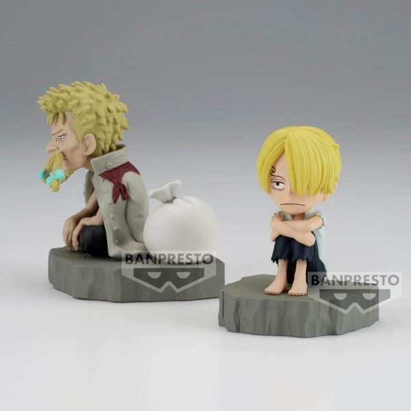 Figurine Banpresto One Piece : Sanji & Zeff [Log Stories] (6cm) – Image 2