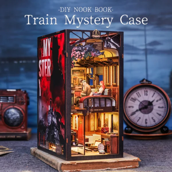 Kit "Book Nook" Train Mystère" avec éclairage Led Intégrée – Image 5