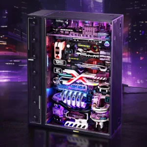 Kit « Book Nook » Techno The Futur City avec éclairage Led Intégrée  [Kit à construire140 pièces]