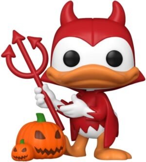 Figurine Pop [Chase Special Edition] Disney :  Devil Donald avec citrouille  [1446]