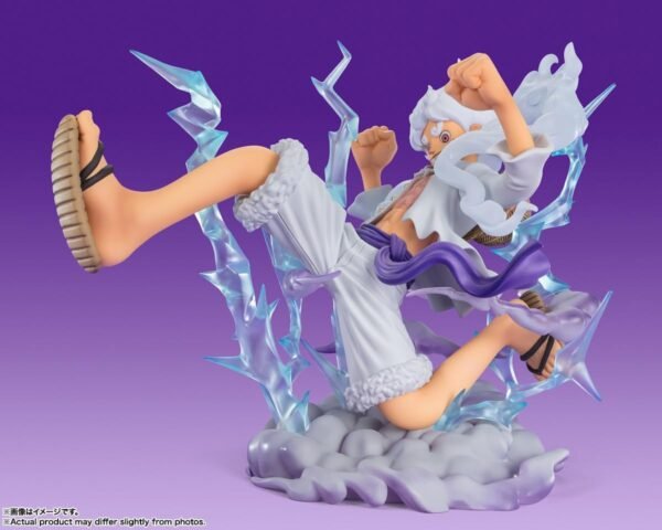 Figurine Tamashii Nations [Figuarts Zero Extra Battle] One Piece : Luffy Gear 5 Gigant (30cm) – Image 3