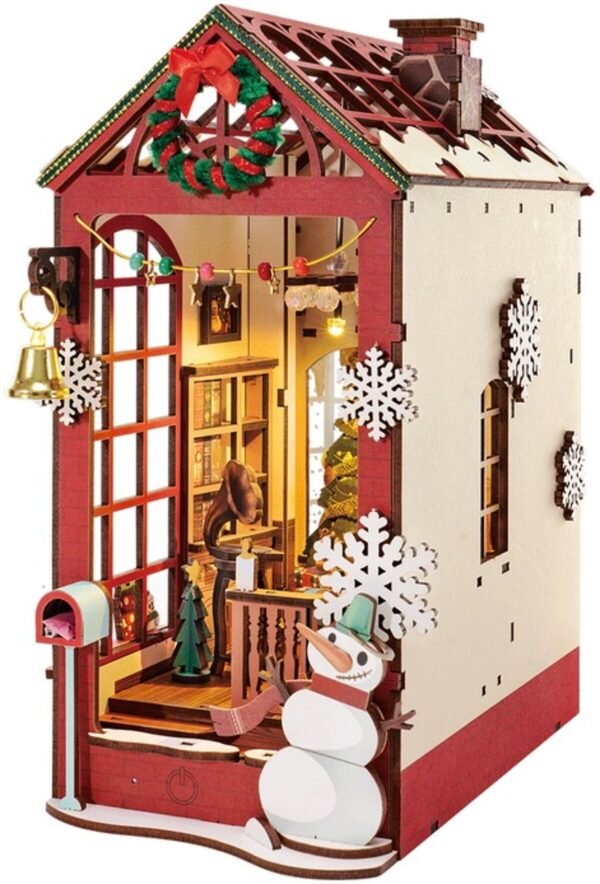 Kit "Book Nook" Christmas Indoor Scene avec éclair