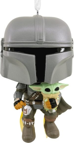 Figurine Pop d’ornement Star Wars Mandalorian :  Mandalorian & Child