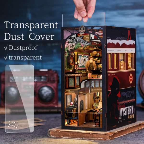 Kit "Book Nook" Train Mystère" avec éclairage Led Intégrée – Image 3