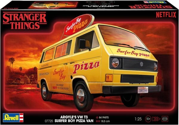 Kit "Puzzle 3D" Stranger Things Van VWT3 Surfer Boy Pizza – Image 8