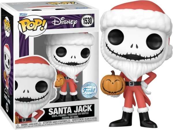 Figurine Pop [Special Edition] Disney L'étrange Noël de Mr Jack  : Santa Jack with Jackolantern [153 – Image 2