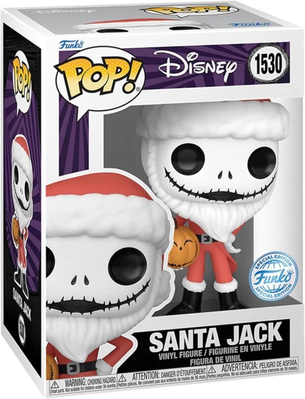 Figurine Pop [Special Edition] Disney L'étrange Noël de Mr Jack  : Santa Jack with Jackolantern [153 – Image 3