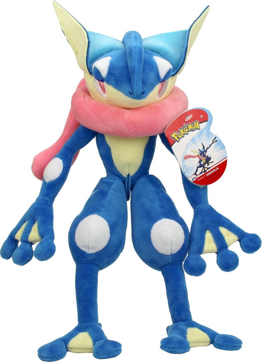 Peluche 30cm Pokemon : Grenousse (Greninja)