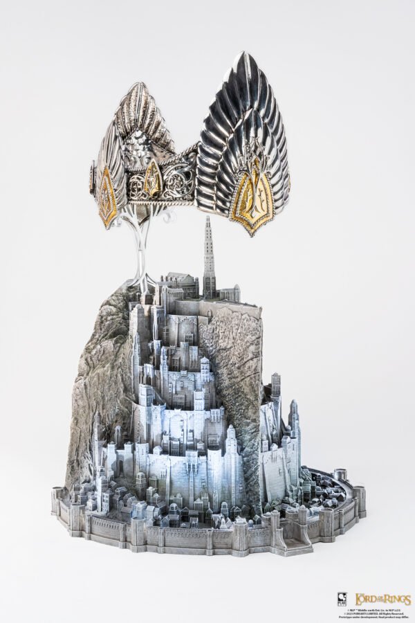 Réplique en polyrésine et metal Seigneur Des Anneaux : Couronne du Gondor avec LED [65cm] – Image 16