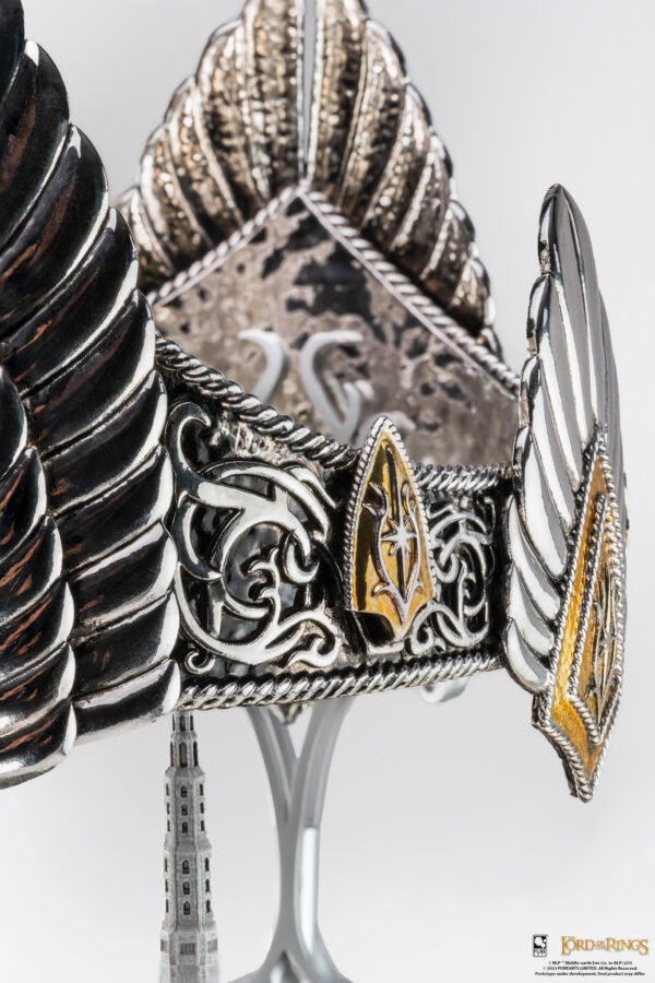 Réplique en polyrésine et metal Seigneur Des Anneaux : Couronne du Gondor avec LED [65cm] – Image 6