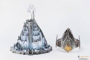 Réplique en polyrésine et metal Seigneur Des Anneaux : Couronne du Gondor avec LED [65cm]