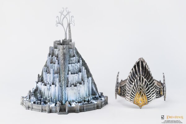 Réplique en polyrésine et metal Seigneur Des Anneaux : Couronne du Gondor avec LED [65cm]