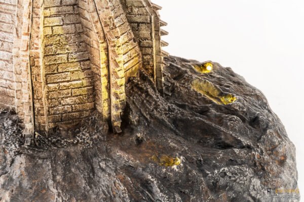 Buste en polyrésine Pure Arts Le Seigneur des Anneaux : Mouth of Sauron avec LED [83 cm] – Image 12