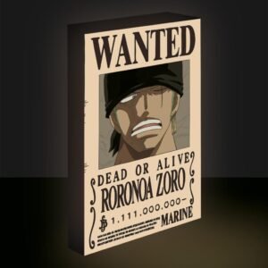 Toile Lumineuse One Piece : Zoro Wanted [40 x 30cm]