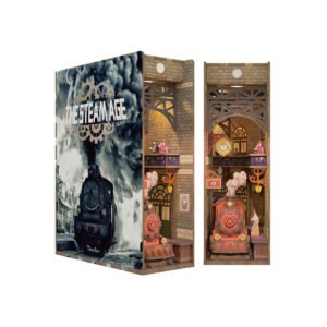 Kit « Book Nook » L’âge de la vapeur avec éclairage Led Intégrée