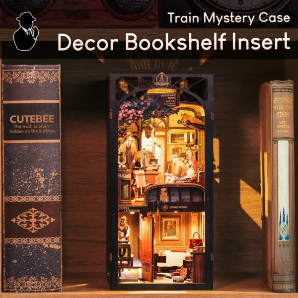 Kit "Book Nook" Train Mystère" avec éclairage Led Intégrée – Image 7