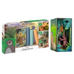 Kit « Book Nook » Disney Le livre de la jungle avec éclairage Led Intégré [68 pièces]