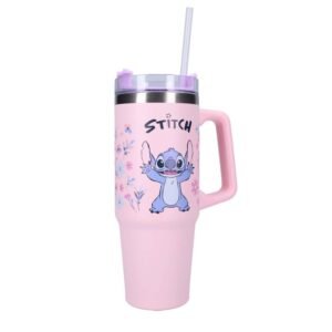 Tumbler Travel Mug XL avec poignée Disney Lilo & Stitch [Contenance 900ml]