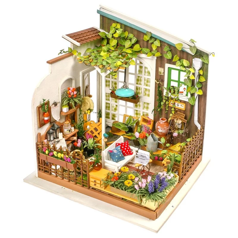 Kit "Book Nook" La maison des fleurs des Miller avec éclairage Led Intégré [19,5x18,3x21cm]