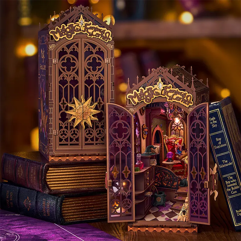 Kit "Book Nook" Magic Fantasy Corner avec éclairage Led Intégrée