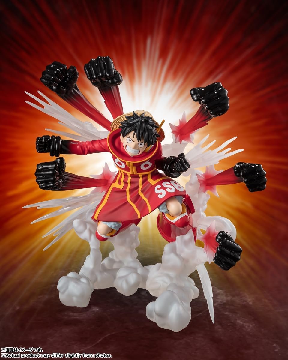 Figurine Tamashii Nations One Piece : Monkey D. Luffy Gum-Gum hawk gatling extra battle – Image 2