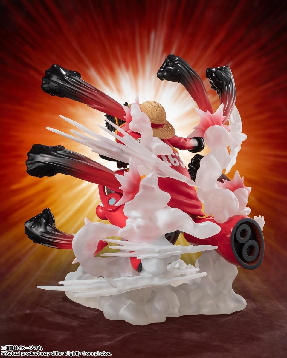 Figurine Tamashii Nations One Piece : Monkey D. Luffy Gum-Gum hawk gatling extra battle – Image 5