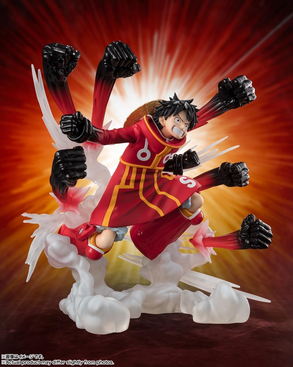 Figurine Tamashii Nations One Piece : Monkey D. Luffy Gum-Gum hawk gatling extra battle – Image 6
