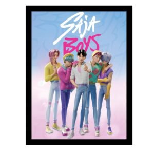 Cadre K-Pop Demon Hunters : Saja Boys [Impression encadrée Collector print] 45x35cm