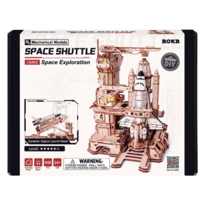 Kit « Book Nook » Space Shuttle [Kit à construire, 446 pièces, Matériaux contreplaqué]