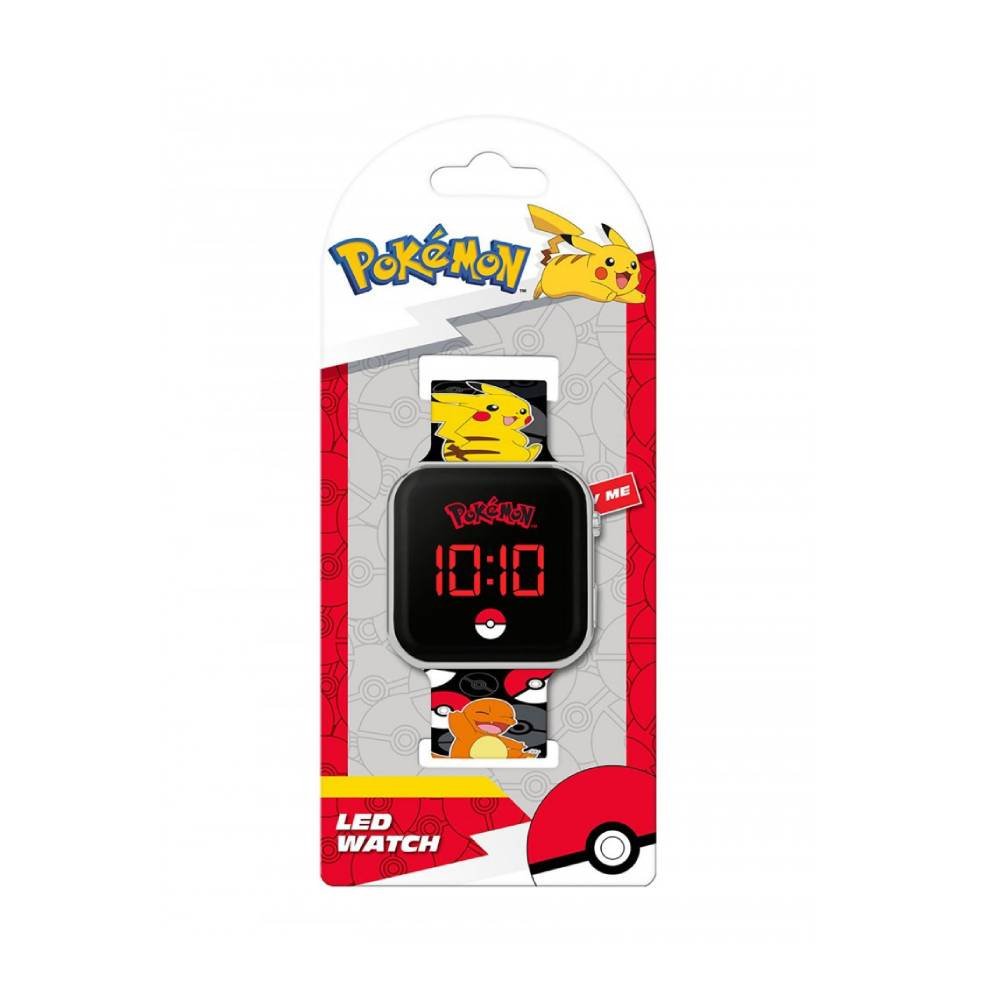 Montre à grand écran Led Pokémon : Pikachu & Cie [Longueur 180mm,