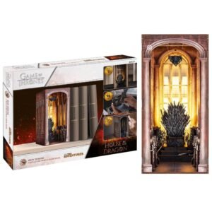 Book Nook House of the Dragon « Iron Throne » avec éclairage Led Intégré