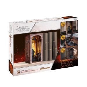 Kit « Book Nook » House of the Dragon « Iron Throne » avec éclairage Led Intégré