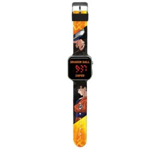 Montre 18cm à grand écran Led Dragon Ball : Goku et Vegeta