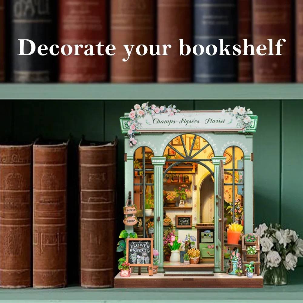 Kit "Book Nook" Champs-Elysées Florist avec éclairage Led Intégrée – Image 3