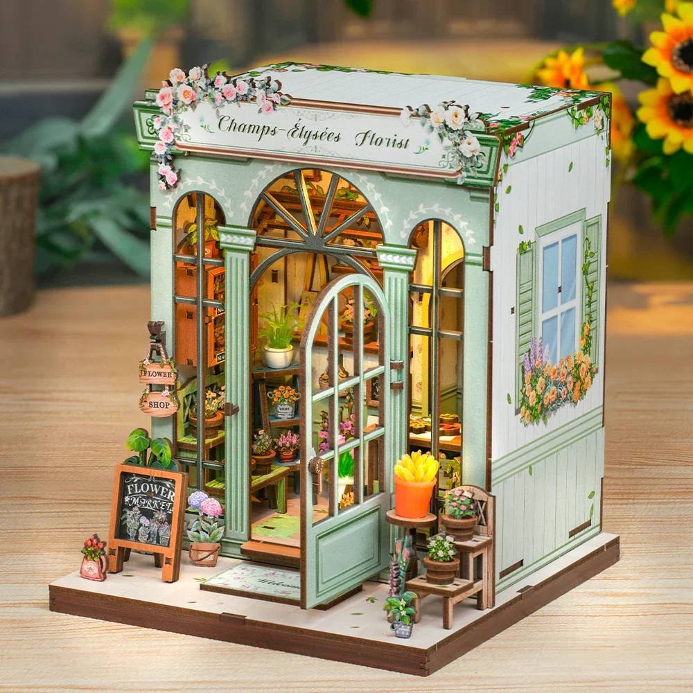 Kit "Book Nook" Champs-Elysées Florist avec éclairage Led Intégrée
