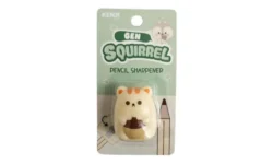 Kenji Kawaii Gen Squirrel Pencil Sharpener & Eraser [hangable packaging]