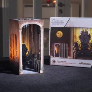 Kit « Book Nook » House of the Dragon « Iron Throne » avec éclairage Led Intégré
