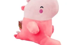 Peluche Kenji Yabu Dino Duo – Pink [Longueur 29cm, Kawaï série]