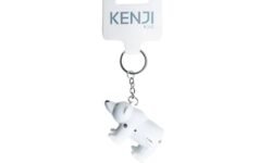 Porte-clefs LED Light Polar Bear Kenji Kawaï [emballage brochable]