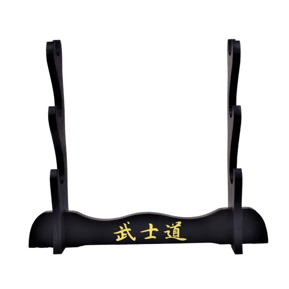 Support de table en bois pour 3 Katanas