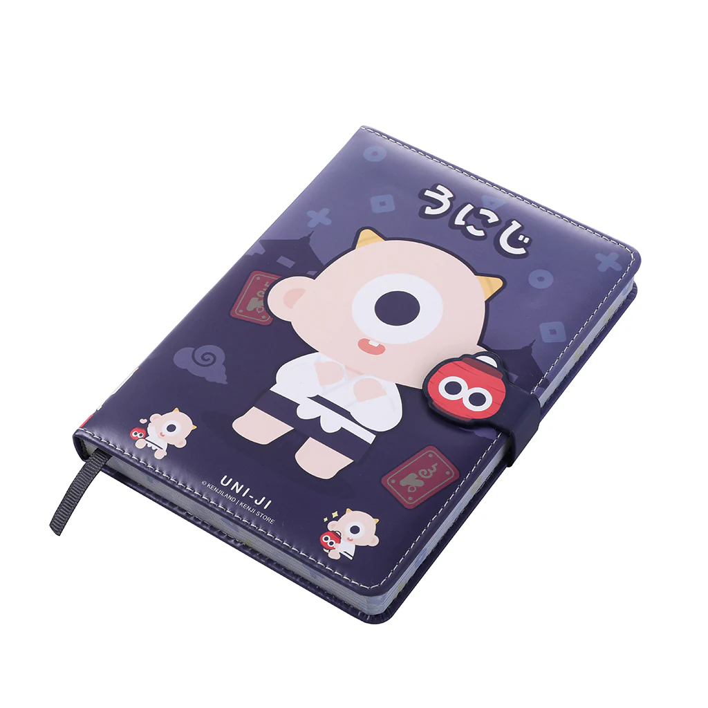 Notebook Kenji Uni-Ji [Format A5, Marque Page + fermeture à patte]