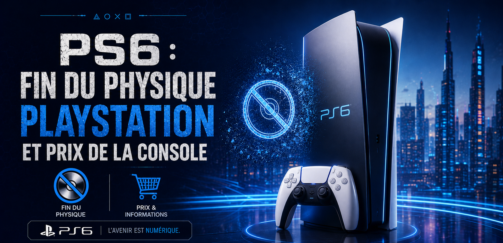 You are currently viewing PS6 : Fin du Physique PlayStation et Prix de la Console