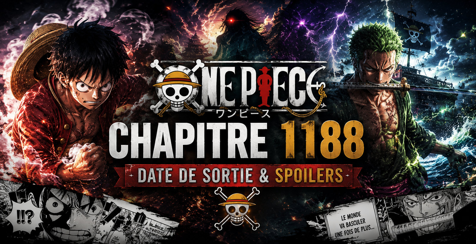 You are currently viewing One Piece Chapitre 1188 : date de sortie, spoilers et Luffy vs Imu