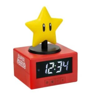 Réveil Lumineux Icon Nintendo Super Mario : Super Star [125*105*120mm]