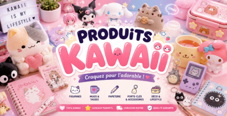 Lire la suite à propos de l’article Produits Kawaii : peluches, papeterie et accessoires Hello Kitty, Kuromi et Sanrio