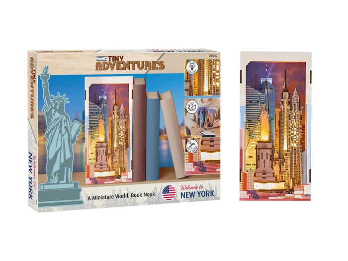 Kit "Book Nook" Revell New York avec éclairage Led