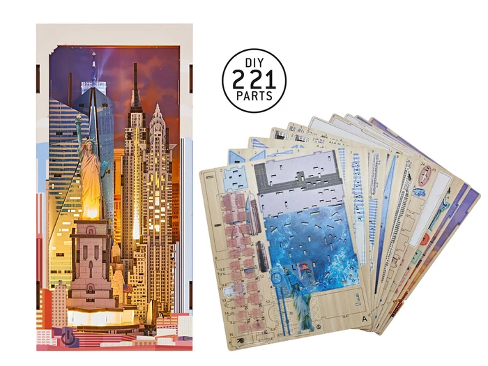 Kit "Book Nook" Revell New York avec éclairage Led – Image 2